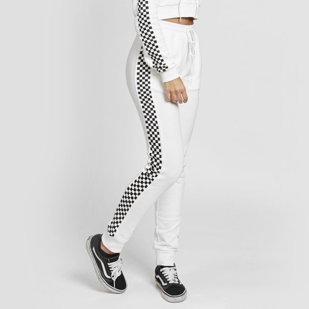 Danielle Guizio checker pants